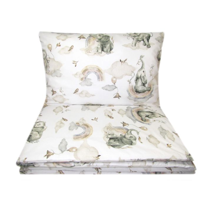 Gultas veļa bērniem 135x100  "ELEPHANTS"   