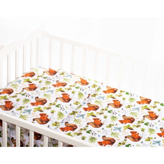 Gultas veļa bērniem 135x100 "Nut lovers"  