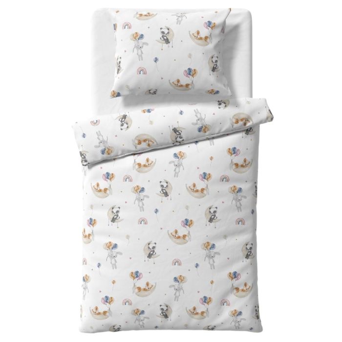 Gultas veļa komplekts šūpulim  80x70cm "Family party" 
