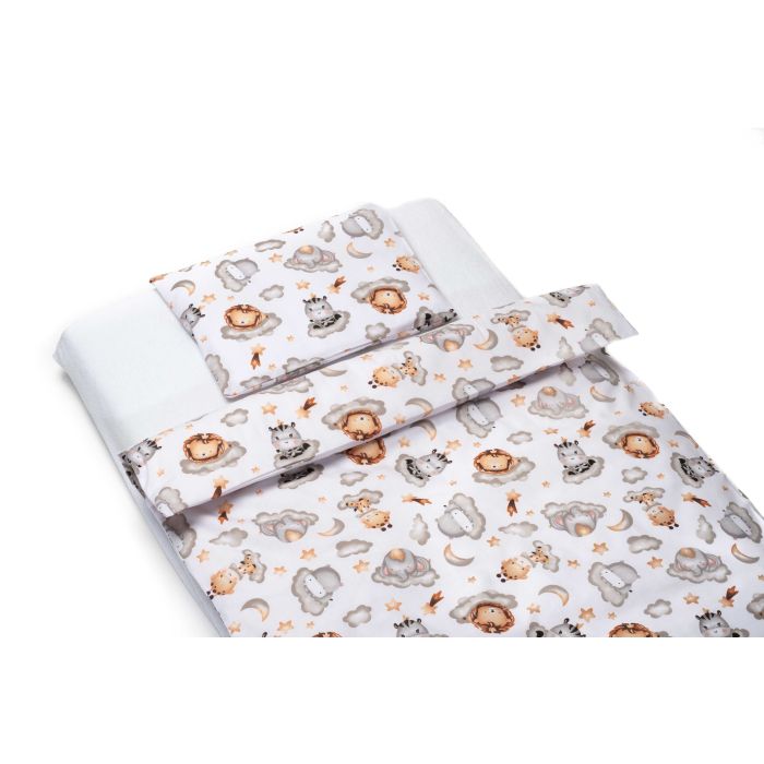 Gultas veļa komplekts šūpulim  80x70cm "Keep dreaming white" 