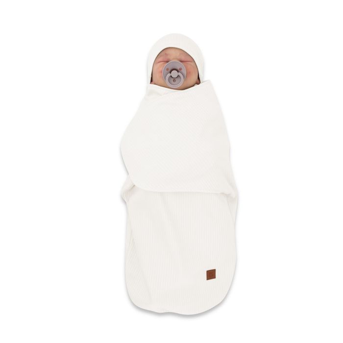 Autiņš - kokons jaundzimušajam Leo interlock soft ecru