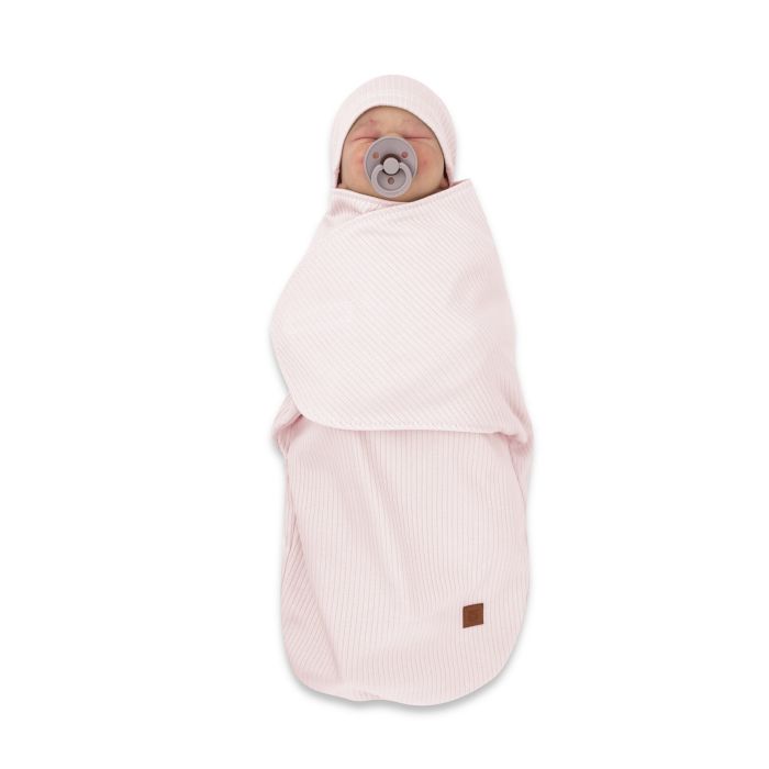 Autiņš - kokons jaundzimušajam Leo interlock soft pink