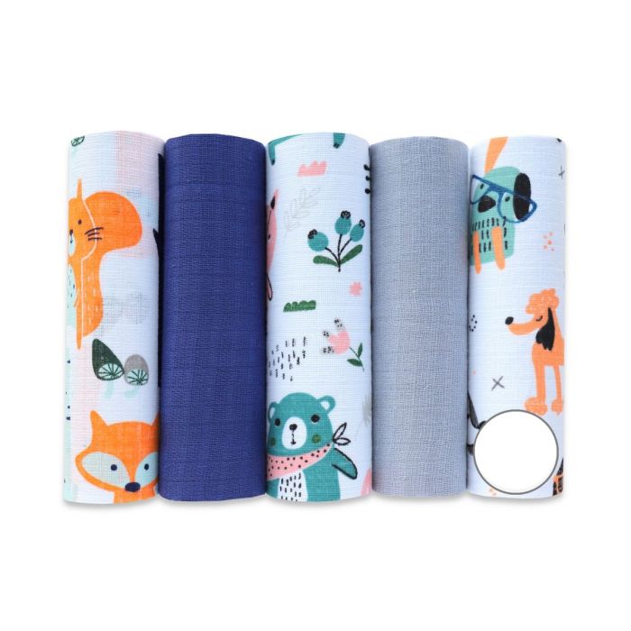 Autiņu komplekts 5 daļas "Dogs" 