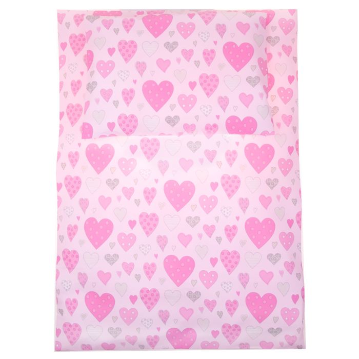 Patalynė kūdikio vežimėliui  70x50 "Širdelės"