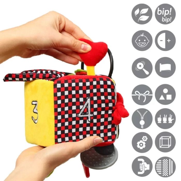 Mīksta rotaļlieta "Cube" C-MORE 