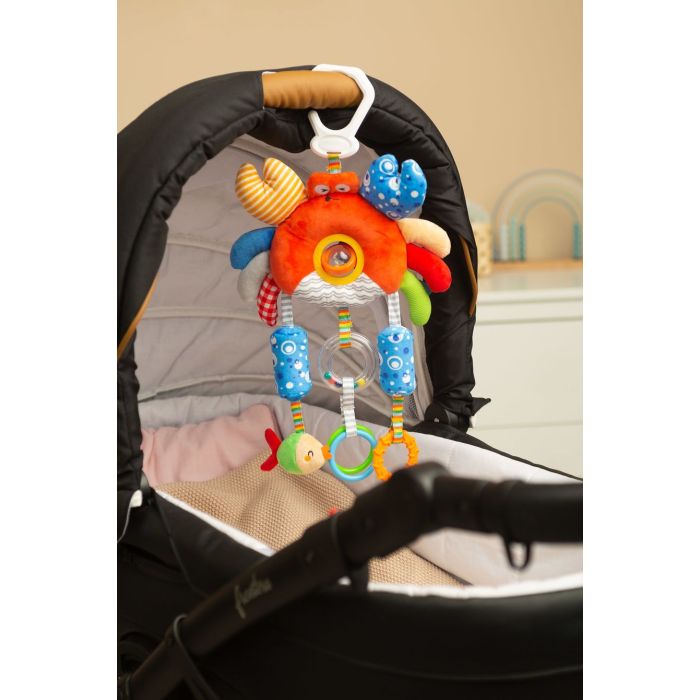 Mīksta izglītojoša rotaļlieta "Colorful crab" 