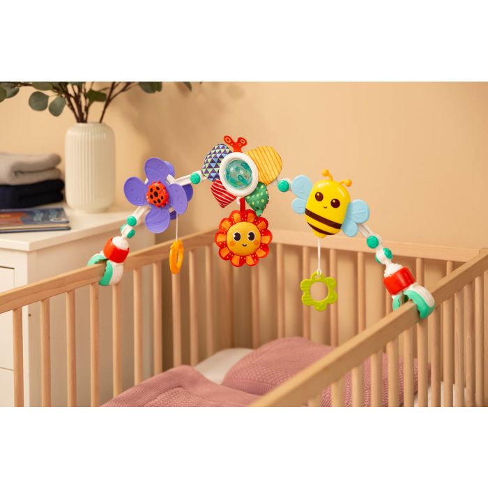 Rotaļlietu loks ratiņiem/krēsiņam "FLOWERS"