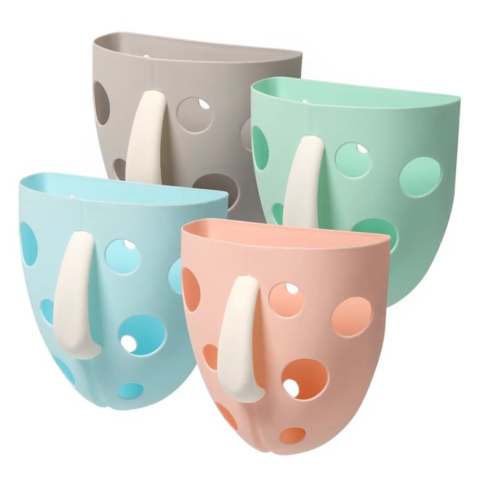 Dėtuvė žaislams vonioje susidėti