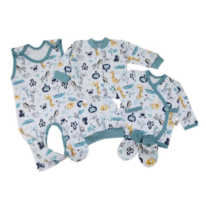 Bērnu komplektiņš no 5 daļam "Animals iceberg" 