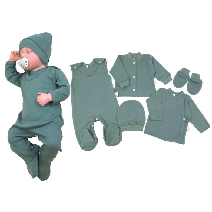 Bērnu komplektiņš no 5 daļam "Blank khaki"