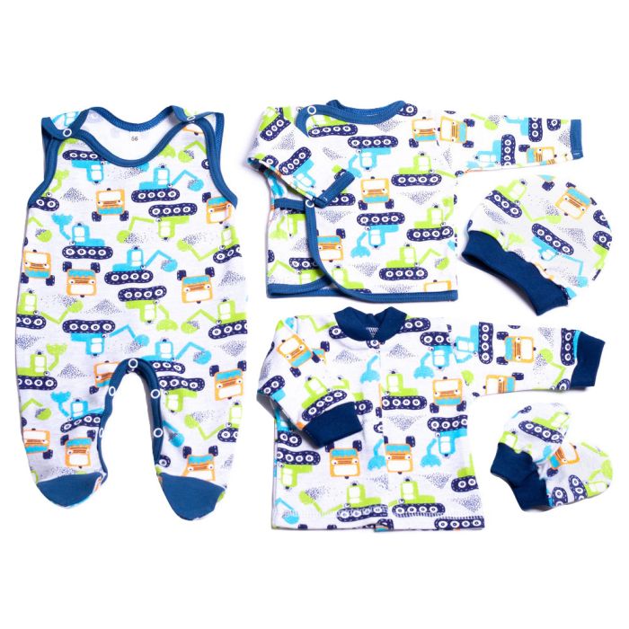 Bērnu komplektiņš no 5 daļam "Cars" zils