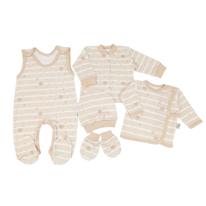 Bērnu komplektiņš no 5 daļam "Galaxy ecru"