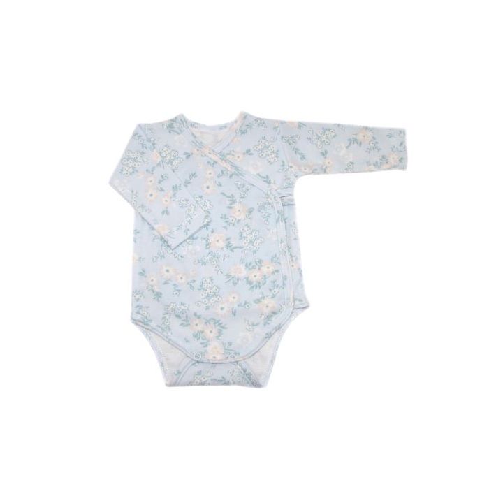 Bodijs ar garām piedurknēm "Gentle story" zils