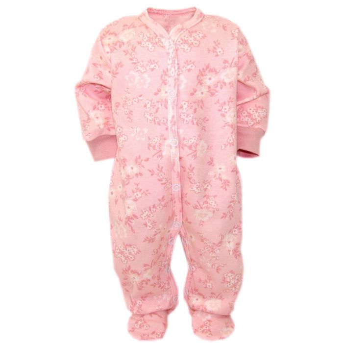 Zīdaiņu kokvilnas rāpulītis ar piedurknēm "Gentle story" 