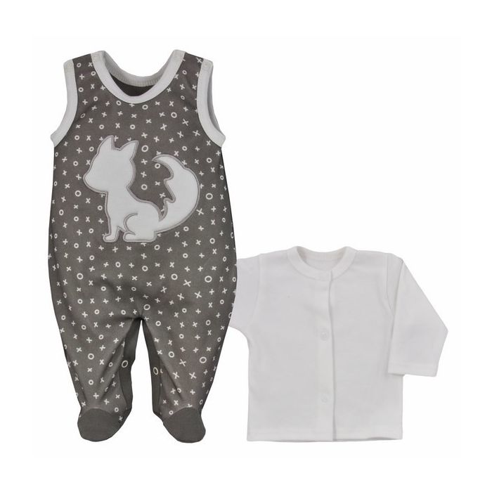 Zīdaiņu komplektiņš no 2 daļam "Fox 1" brūns