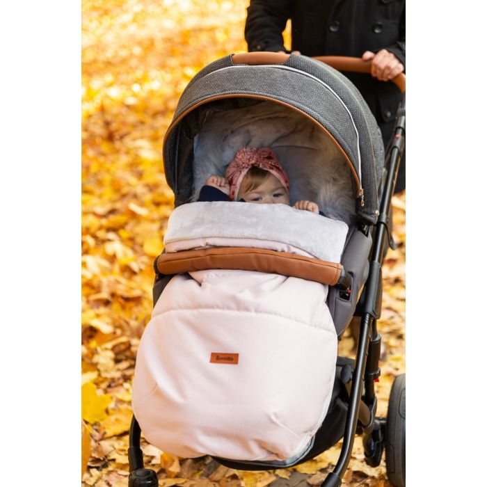 Guļammaiss bērnu ratiem  "Indiana pink" 