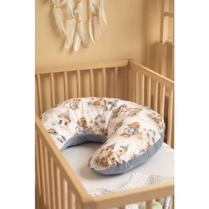 Barošanas spilvens - pakavs 50x50x18cm "Draco"