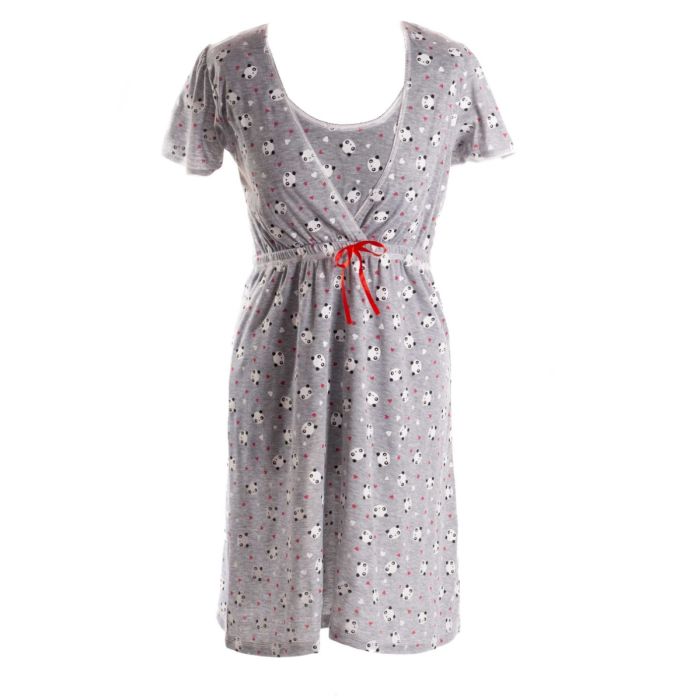 Kokvilnas naktskrekls grūtniecēm un barojošām "Girly things"