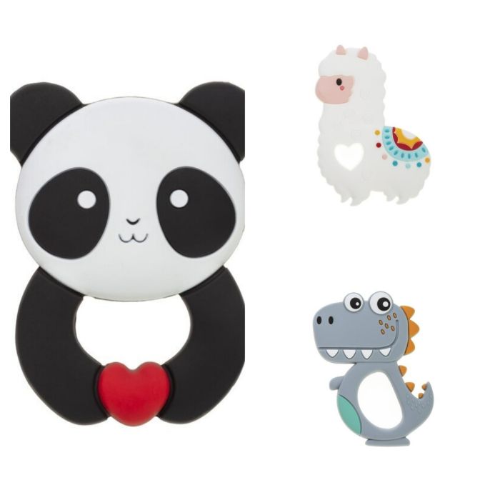 Silikona graužamais "Animals" 1 gab