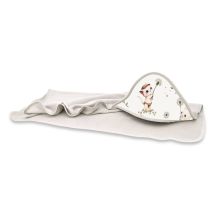 Dvielis ar kapuci "Zoo nugat" 100x100 cm