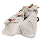 Autokrēsliņa guļammaiss  "Teddy" 90x90 cm 