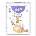 Autiņbiksītes bērniem BELLA Mini 2 3-6kg 78 gab. Soft&Delicate 
