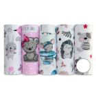 Flaneļa autiņu komplekts "Girl"