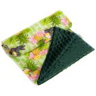 Bērnu pleds 100x75cm "Ananas" 100x75cm zaļš