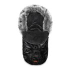 Šiltas miegmaišis - vokelis vežimėliui "Aspen glamour" juodas