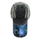 Šiltas miegmaišis - vokelis vežimėliui "Aspen glamour" žalias