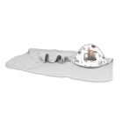 Dvielis ar kapuci "ON ROAD" 100x100 cm grey