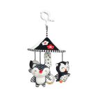 Pakabinamas žaislas kūdikiui "Owl blue"