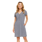 Kokvilnas naktskrekls grūtniecēm un barojošām "Paris" grey