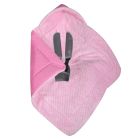 Apsildāms guļammaiss autokrēsliņa "WARM VELVET" 80x80 cm rozā