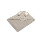 3D dvielis mazulim "Elephant" ar galvassegu 100x100cm "frotte" 