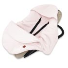 Apsildāms guļammaiss autokrēsliņa  "Blush zoo" 90x90 cm 