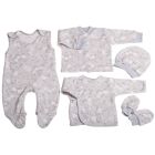 Bērnu komplektiņš no 5 daļam "Gentle story" pelēks