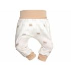 Kelnytės kūdikiui "Bear glamour beige" baltos be pėdučių