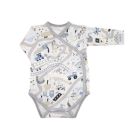 Bodijs ar garām piedurknēm "Sunny days" pelēks