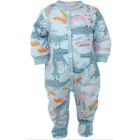 Zīdaiņu kokvilnas rāpulītis ar piedurknēm "Croco iceberg" 