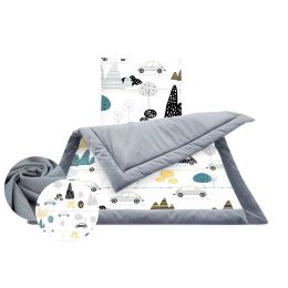 Bērnu pleds un spilvens "Cars" 