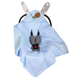 Autosēdeklīša guļammaiss "Animals& Dots" 80x80 cm 