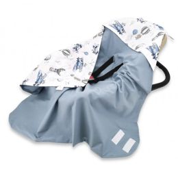 Pledas vokelis automobilinei kėdutei "Forest family beige" 