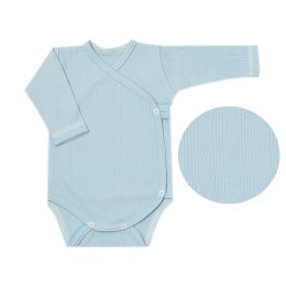 Bodijs ar garām piedurknēm  "Natural Blue" 