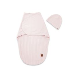 Autiņš - kokons jaundzimušajam Leo interlock soft pink