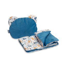 Komplekts "Dino" pleds 56x76 cm un spilvens 36x28 cm