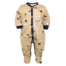 Zīdaiņu kokvilnas rāpulītis ar piedurknēm  "Hug me" tumši zils