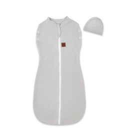 Autiņš - kokons jaundzimušajam Teddy interlock super soft pelēks