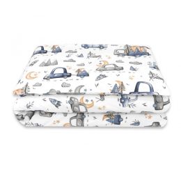 Patalynė kūdikiams 135x100 "On road blue"
