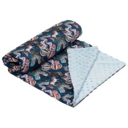 Bērnu pleds 100x75cm "Circus" zils